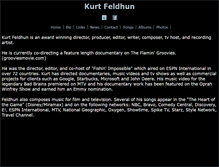 Tablet Screenshot of kurtfeldhun.com